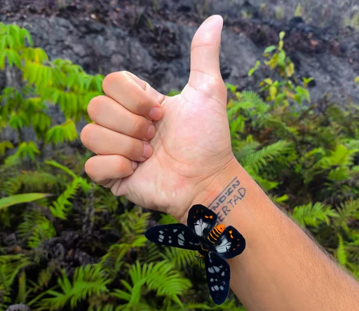 Tangan dengan tato bertuliskan Libertad